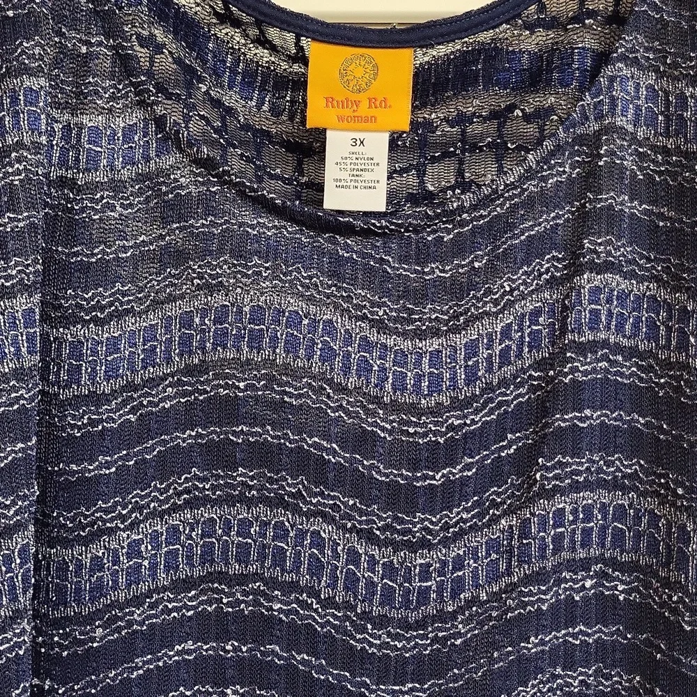 Ruby Rd Plus Size Top - Picture 2 of 3